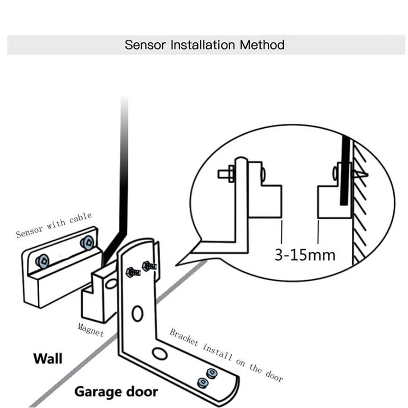 WiFi Garage Door Opener Smart Gate Door Controller Compatible With Alexa Echo Google Home
